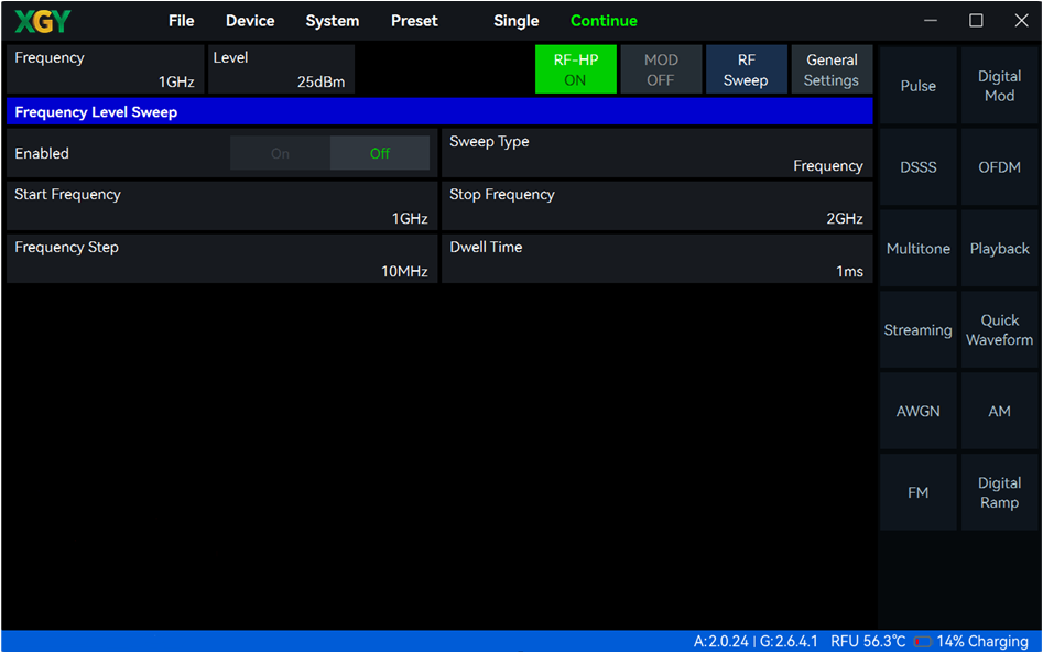 YSG-H060 medium power output screen (opt.YSG-H060-10)