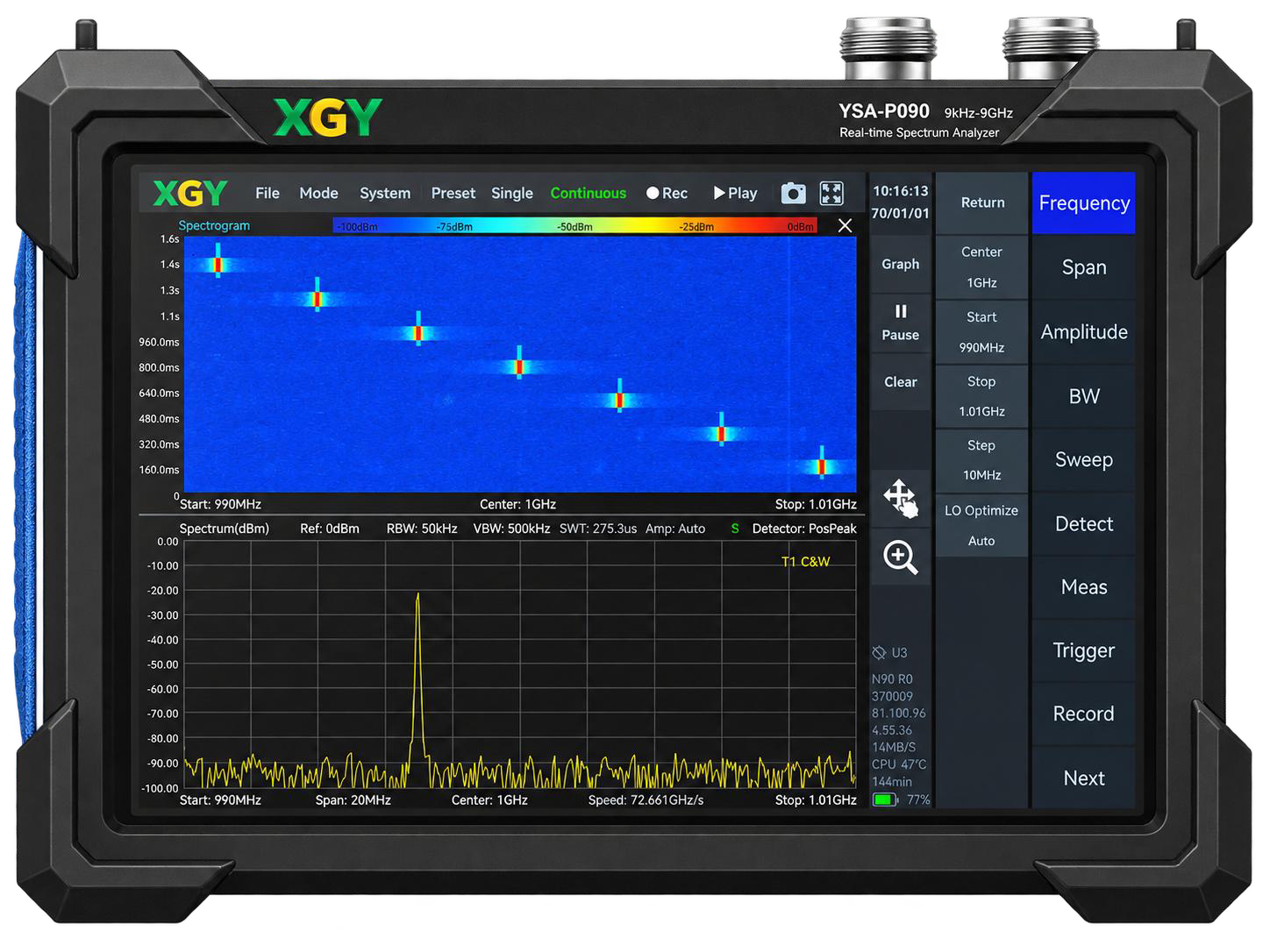 YSA-P090 Handheld Real-Time Spectrum Analyzer