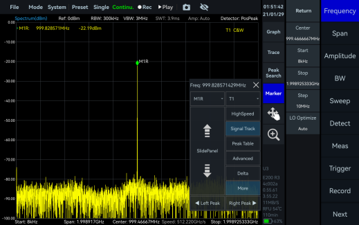 YSA-P200 — Frequency Tracking